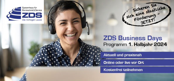 ZDS Bürosysteme GmbH: Business Days 1. Halbjahr 2024